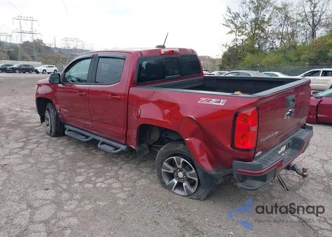 2017 Chevrolet Colorado Z71 from USA, damaged, VIN 1GCGTDEN2H1268619